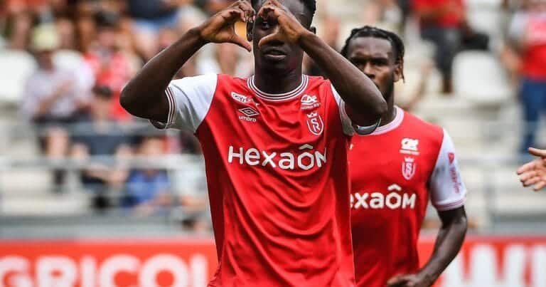 Arsenal loanee Folarin Balogun set a new record with latest Reims goal