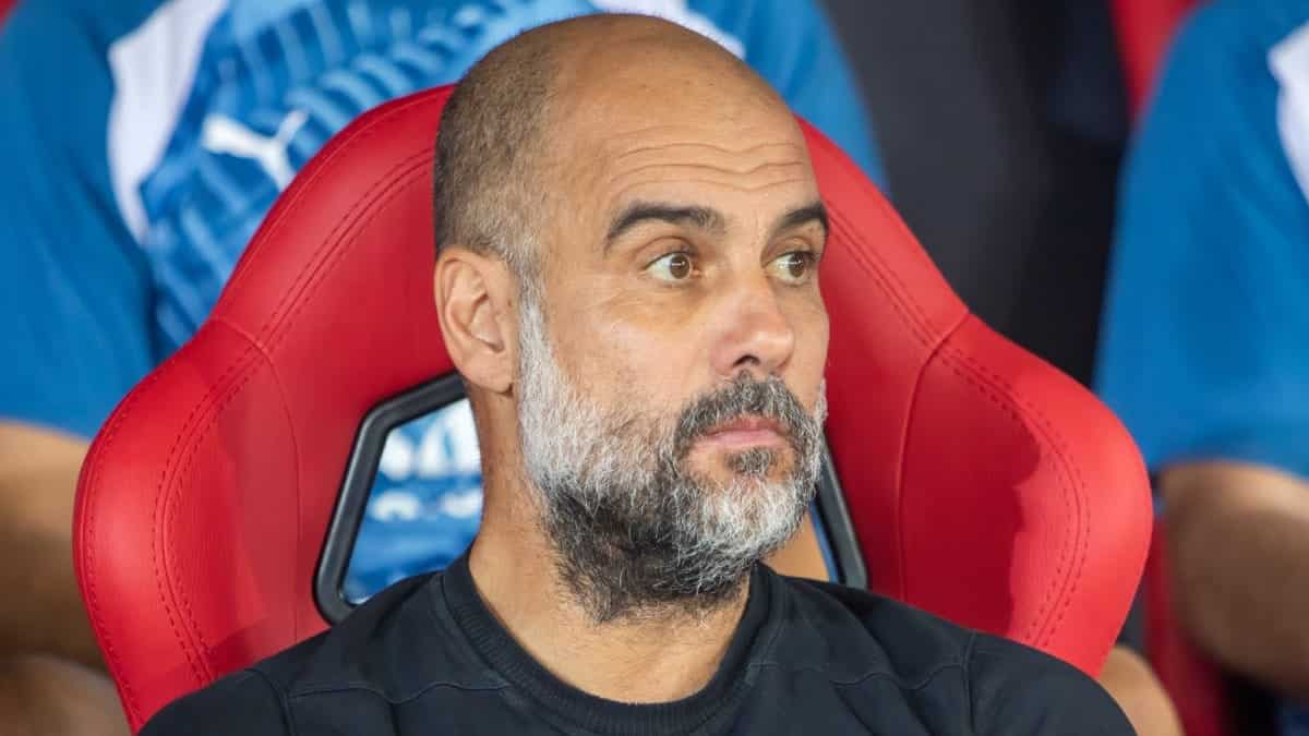 Manchester City vs Arsenal: Guardiola explains why goal made him kick seat in fury