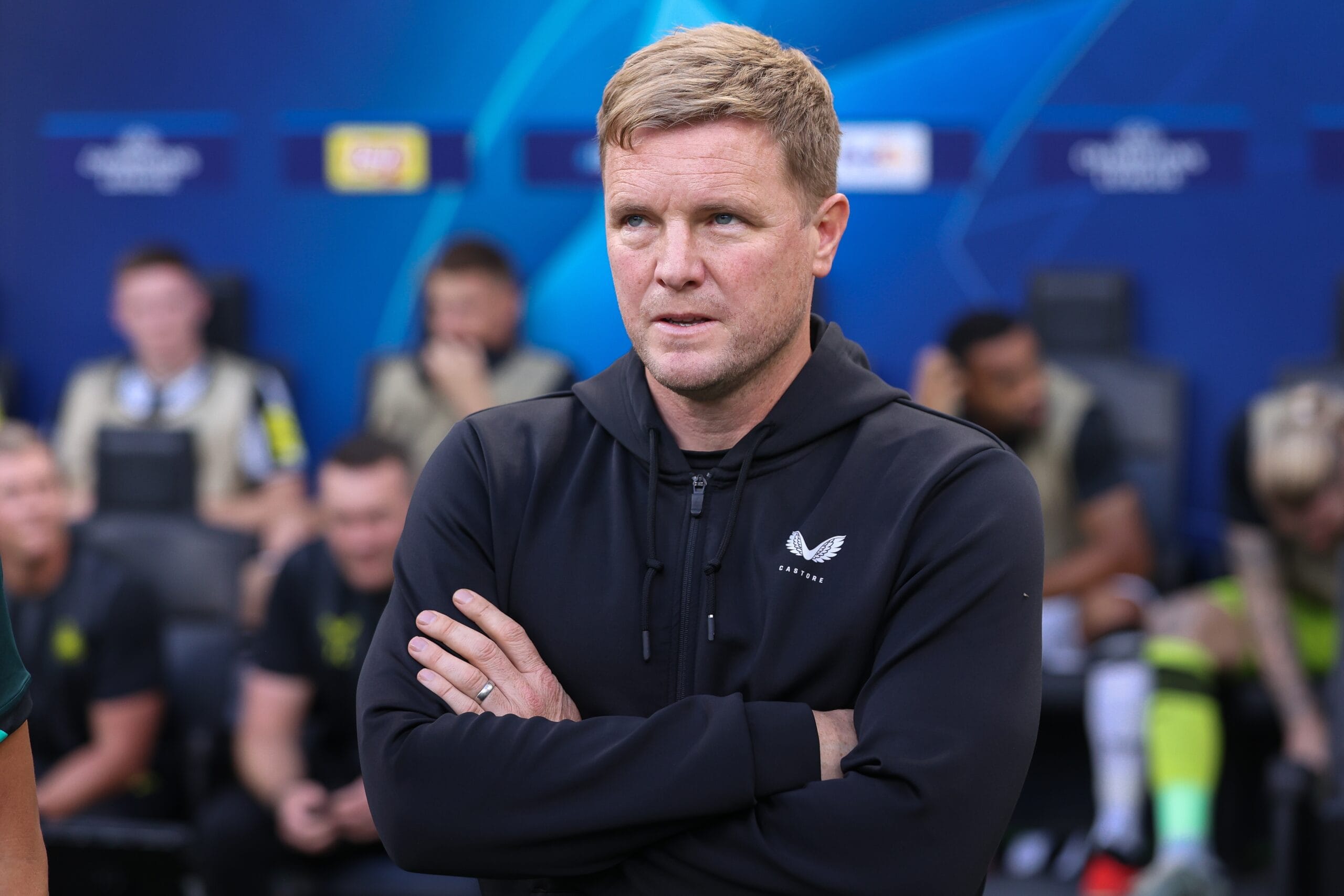 Newcastle make disastrous start against Bayer Leverkusen as Bruno Guimaraes scores early own goal before penalty for hosts oveturned by VAR