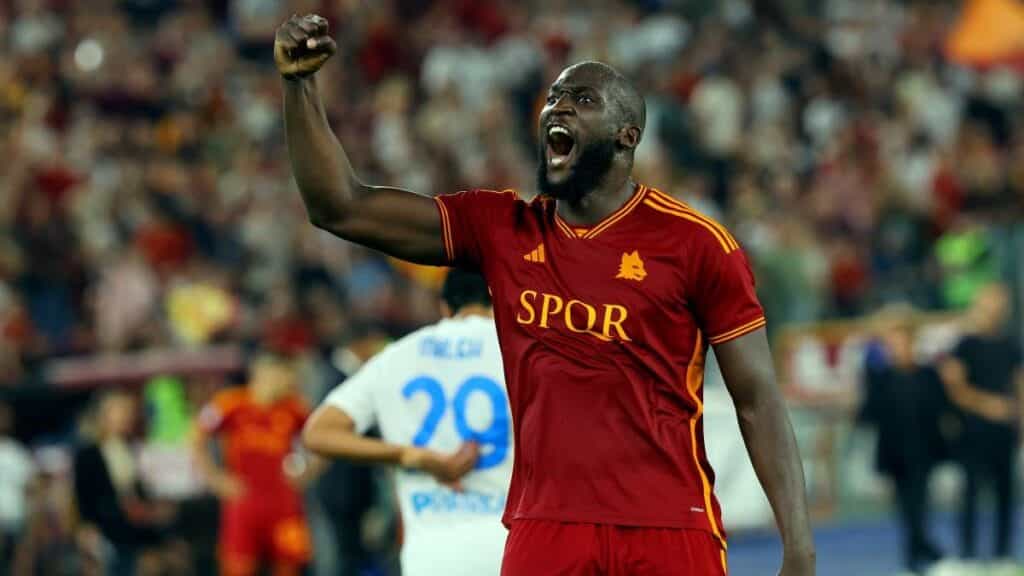 Romelu Lukaku during his time at Roma