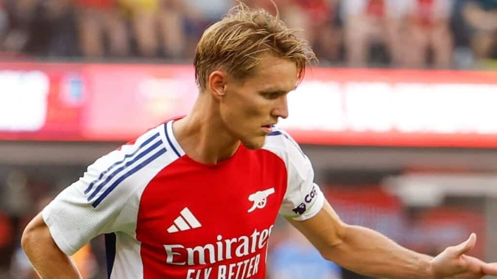 Arsenal midfielder Martin Odegaard