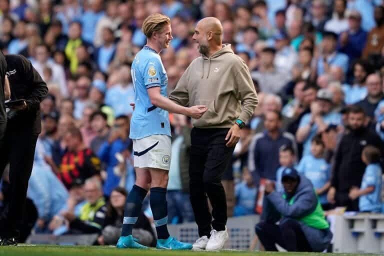 Manchester City: Guardiola laughs off suggestions of rift with De Bruyne