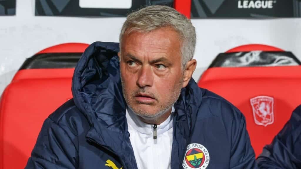 Former Fenerbahce Football Club manager Jose Mourinho