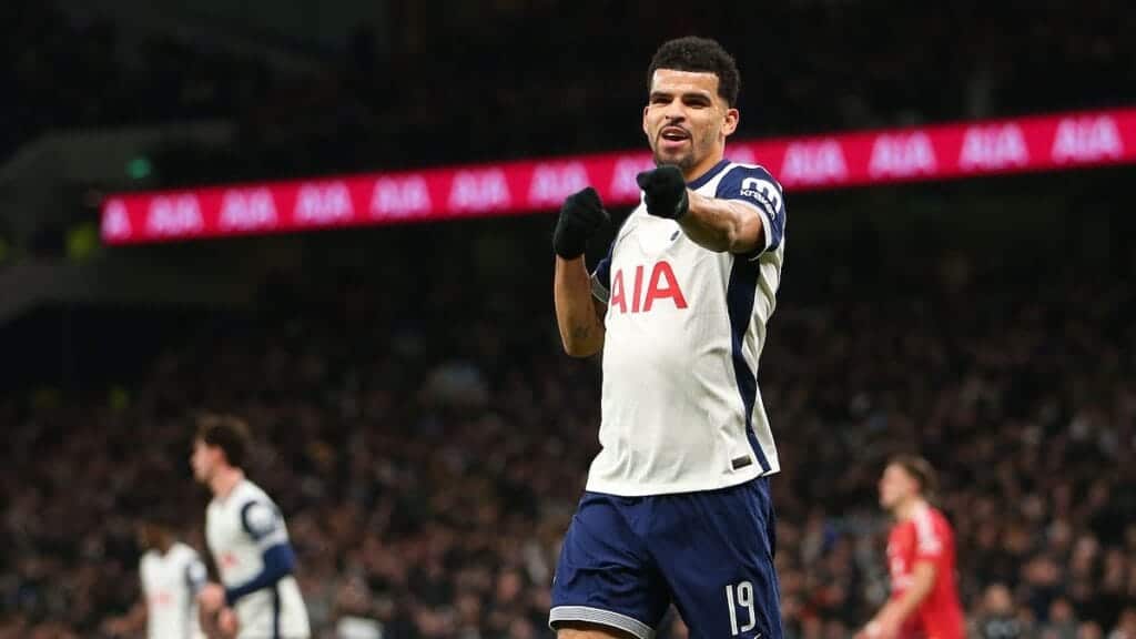 Tottenham striker Dominic Solanke