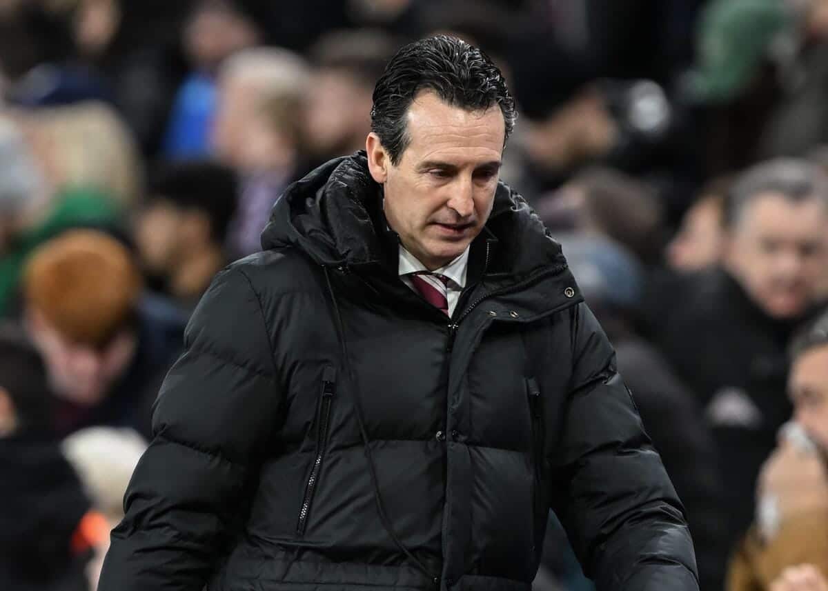 Aston Villa boss Unai Emery