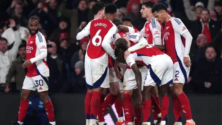 Arsenal 2-1 Tottenham: Trossard strike earns Gunners derby win