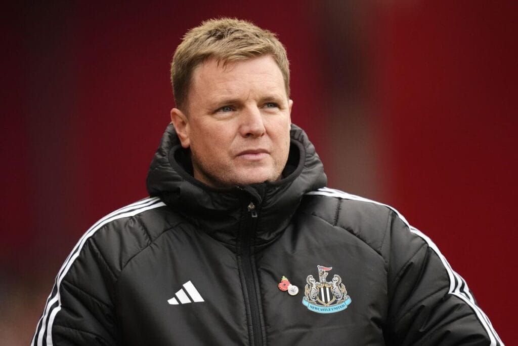 Newcastle boss Eddie Howe