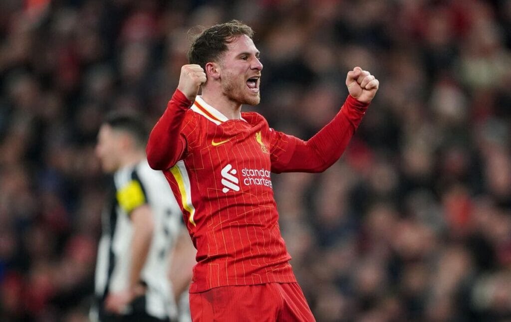 Liverpool midfielder Alexis Mac Allister