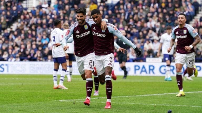 Preston 0-3 Aston Villa: Rashford bags brace to send Villains to Wembley