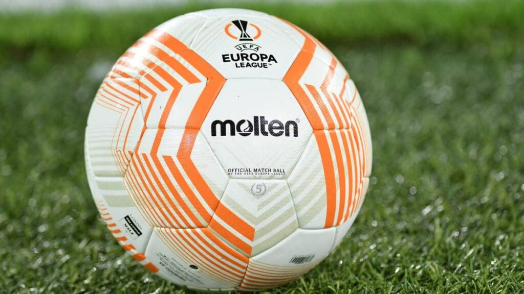 The ball for football competition the UEFA Europa League