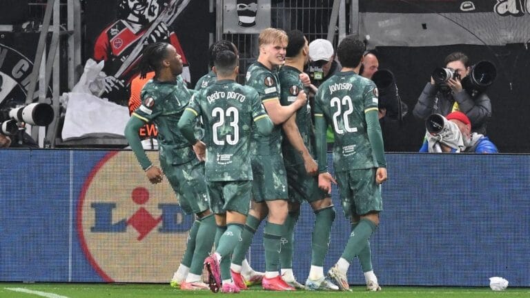Eintracht Frankfurt 0-1 (1-2) Tottenham: Spurs put in huge shift to make Europa League semi-finals