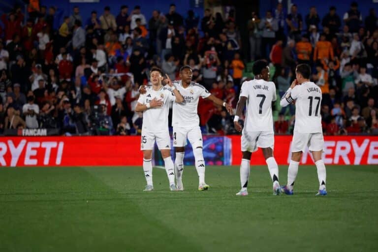 Getafe 0-1 Real Madrid: Guler strikes as Los Blancos close gap on Barcelona ahead of Copa del Rey final