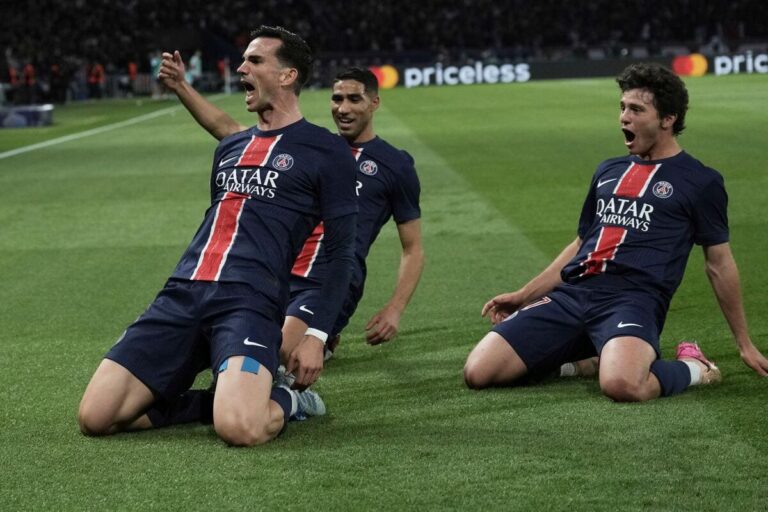 Arsenal begin brightly but Ruiz rocket puts PSG in control of absorbing second leg