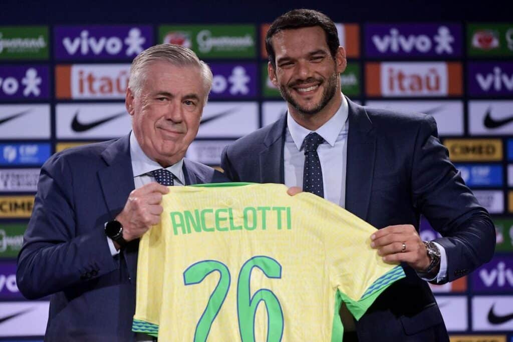 Brazil coach Carlo Ancelotti