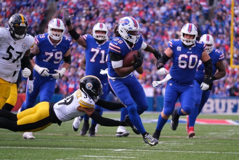 Bills GM comments on potential holdout from Pro Bowl RB James Cook