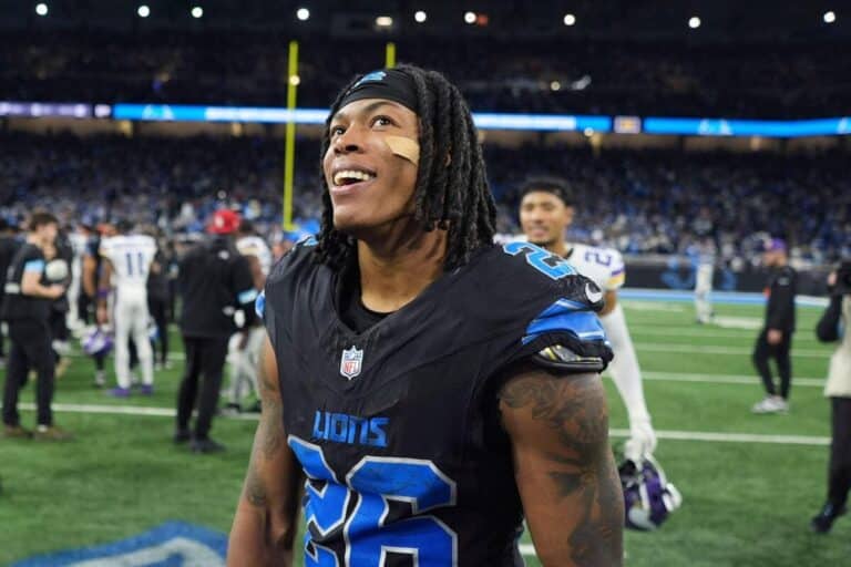 Jahmyr Gibbs delights in being able to ‘shut up’ Detroit doubters