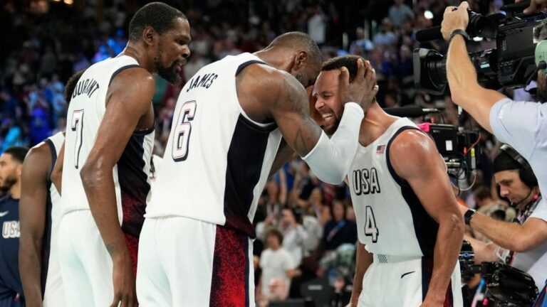 Paris 2024: LeBron James and Steph Curry the stars as USA claim gold