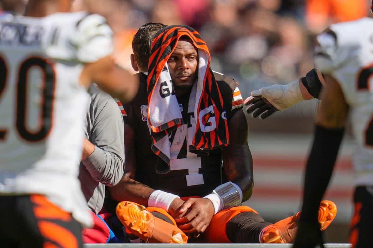 Cleveland Browns quarterback Deshaun Watson tears Achilles – report
