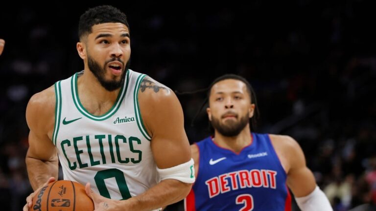 NBA: Tatum scores 37 as Celtics beat Pistons in Detroit