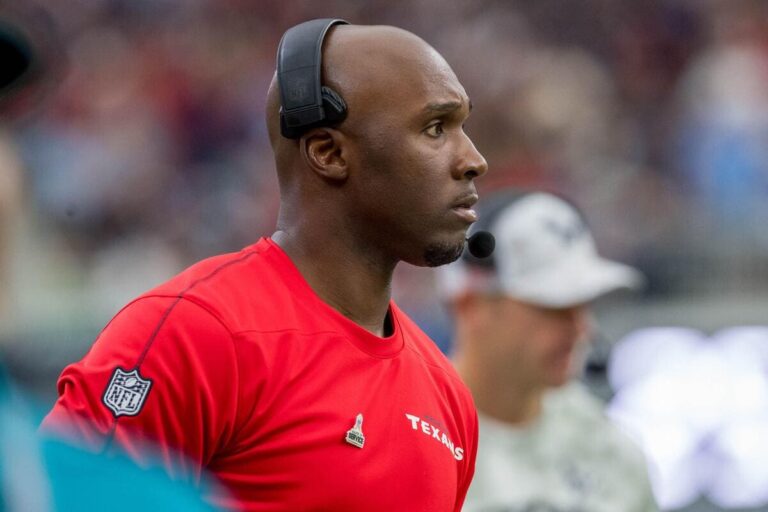 NFL: Texans Coach DeMeco Ryans Celebrates Wild Card Win Vs. Chargers
