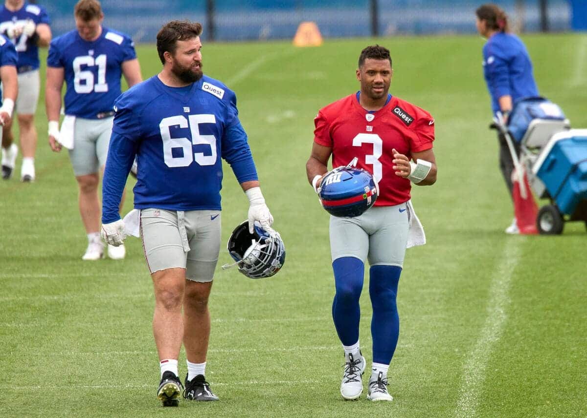 Jaxson Dart: New York Giants to bring in NFL rookie for Russell Wilson against Chargers — report