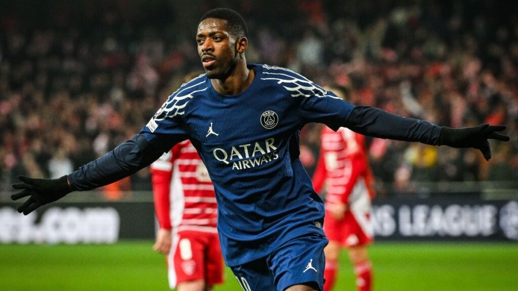 PSG striker Ousmane Dembele