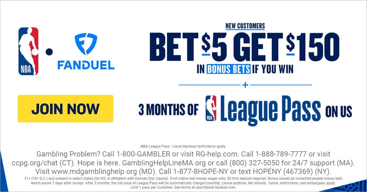 NBA League Pass Promo Code: Get 3 Months FREE with FanDuel this week