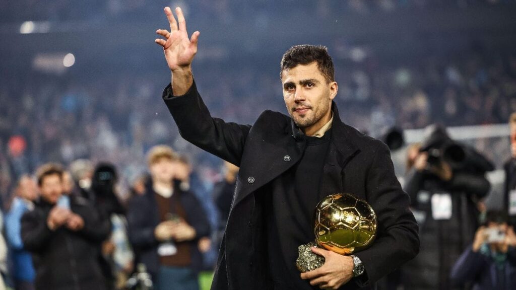 Manchester City midfielder Rodri won the Ballon d'Or in 2024