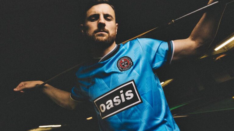 Bohemians Oasis shirt: Noel and Liam Gallagher support ‘iconic’ football jersey… as Paul Weller stars in video