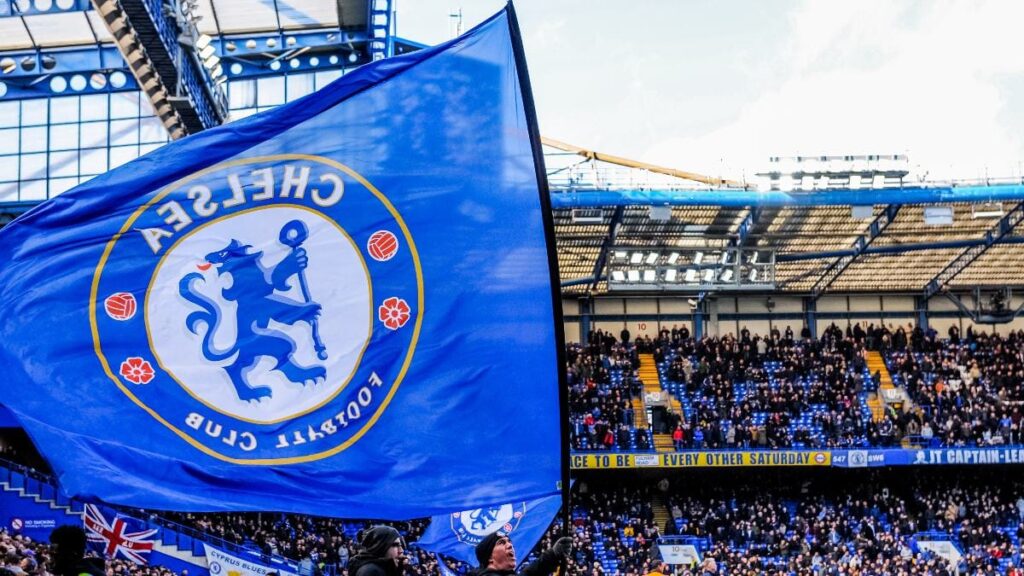 The Stamford Bridge stadium home of Chelsea Football Club