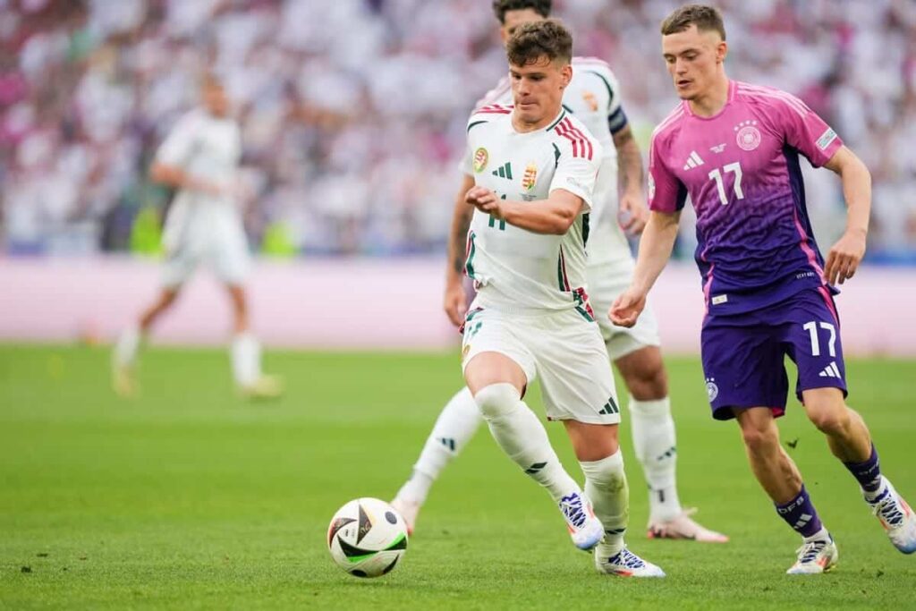 Liverpool and Hungary football player Milos Kerkez