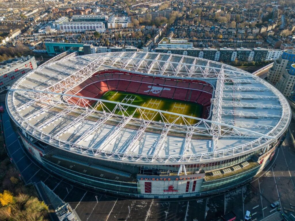 The Emirates Stadium home of Arsenal Football Club