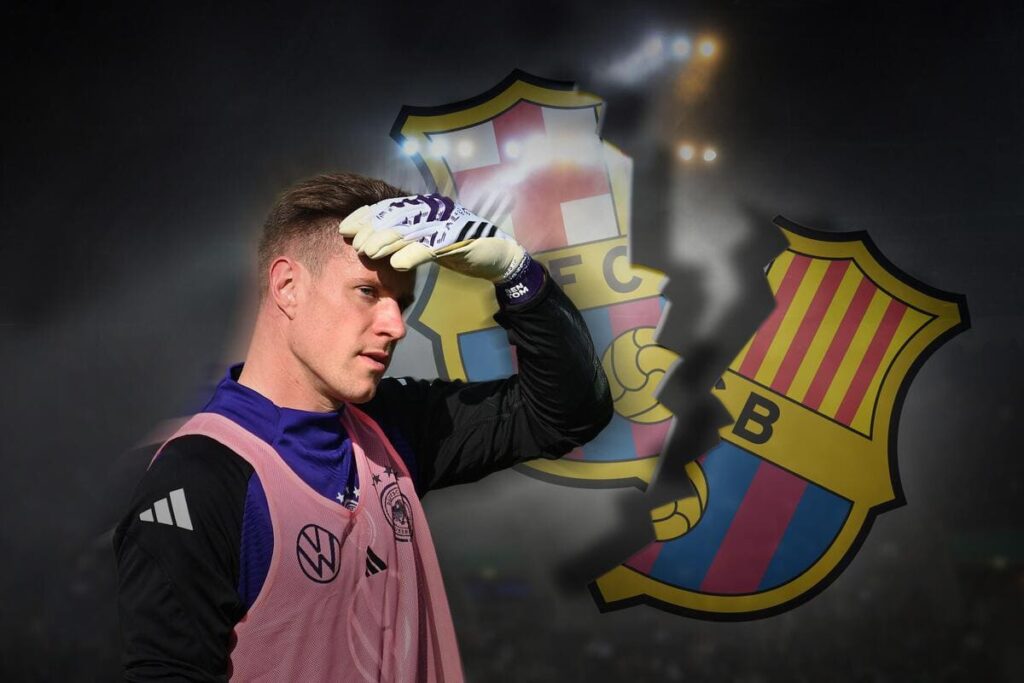 Barcelona goalkeeper Marc-Andre Ter Stegen