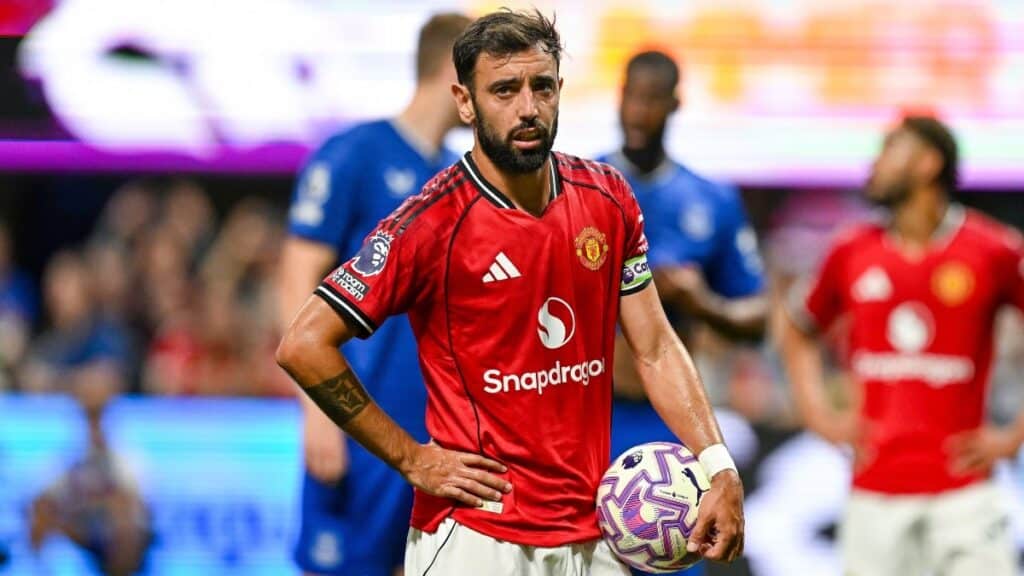 Manchester United Football Club player Bruno Fernandes