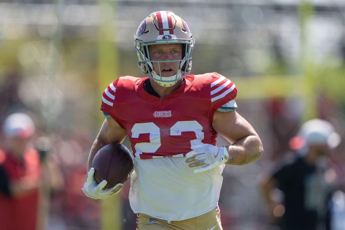 Christian McCaffrey: 49ers star ‘good to go’ for season-opening clash with Seahawks