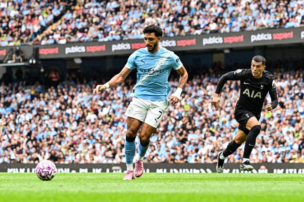 Manchester City forward Omar Marmoush