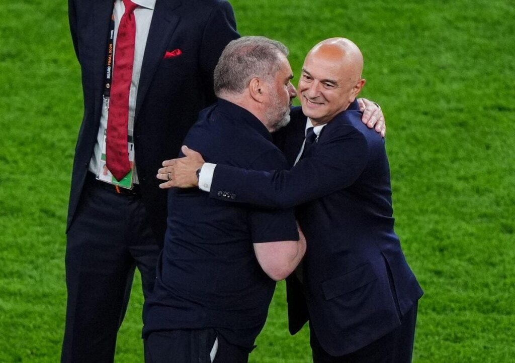 Daniel Levy and Ange Postecoglou