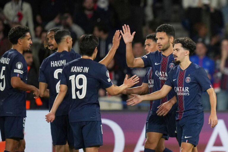 PSG vs Strasbourg: Line-ups revealed as Doue returns for French champions