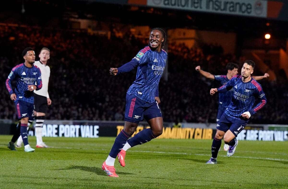 Port Vale 0-2 Arsenal: Report, result and goals as Eze opens Gunners account