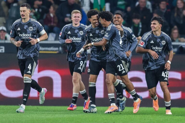 European round-up: Inter make it three successive victories while Frankfurt win 10-goal thriller