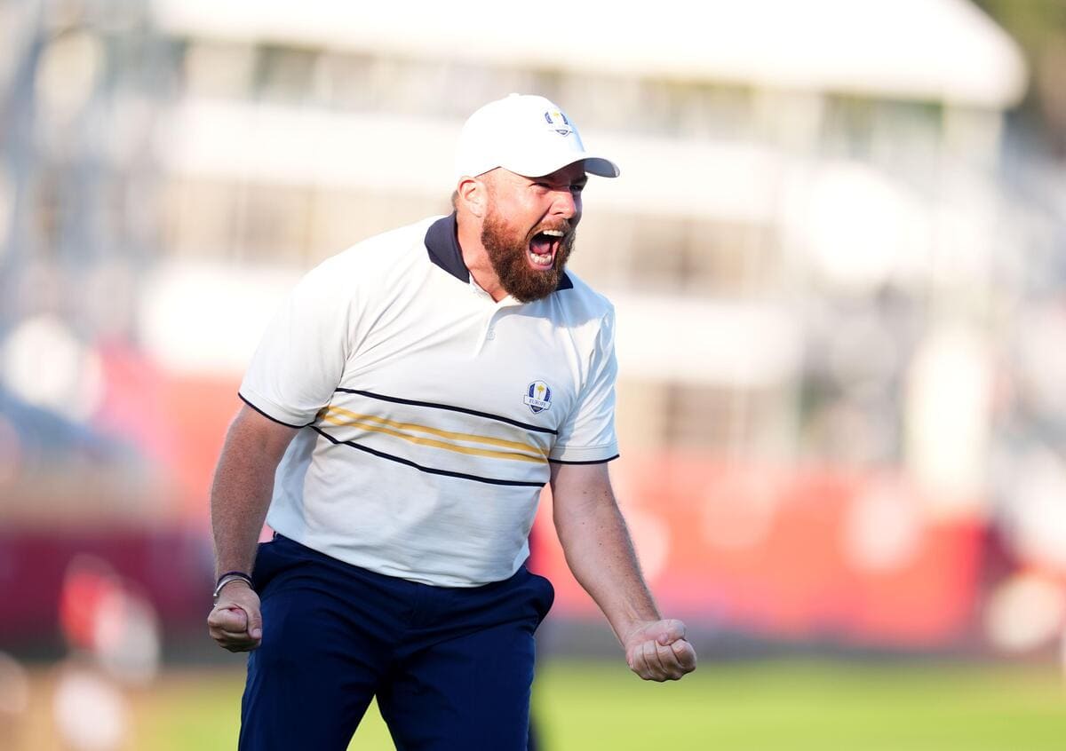 Ryder Cup 2025: Europe hold off USA fightback as Shane Lowry holes decisive putt