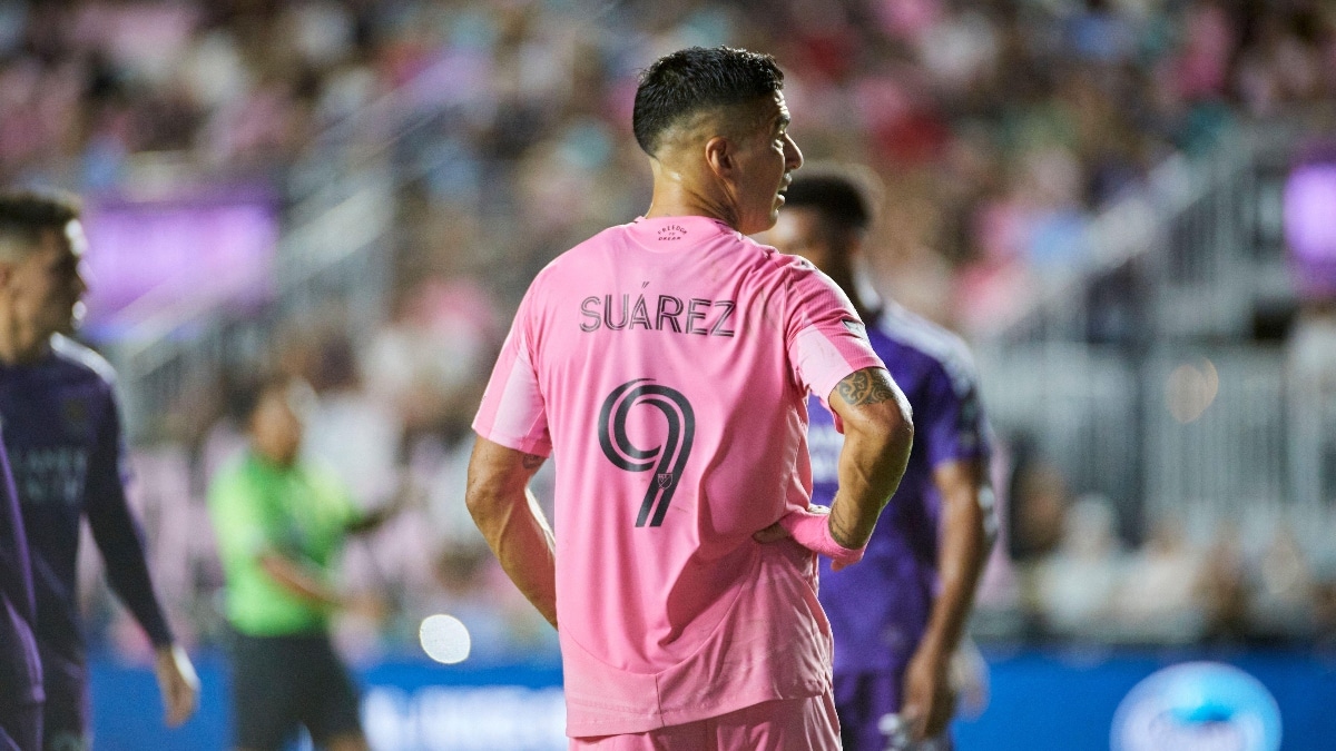 Luis Suarez given six-match ban for spitting at rival coaches during Inter Miami’s Leagues Cup final defeat to Seattle Sounders