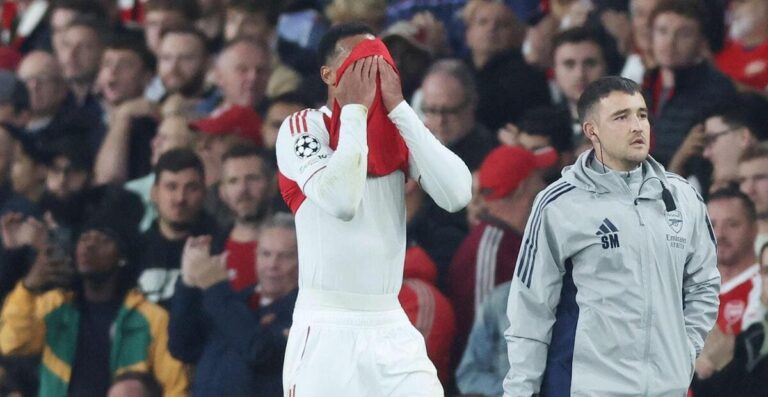 Arsenal 2-0 Olympiacos: Report, result and goals as Gabriel injured in Gunners win