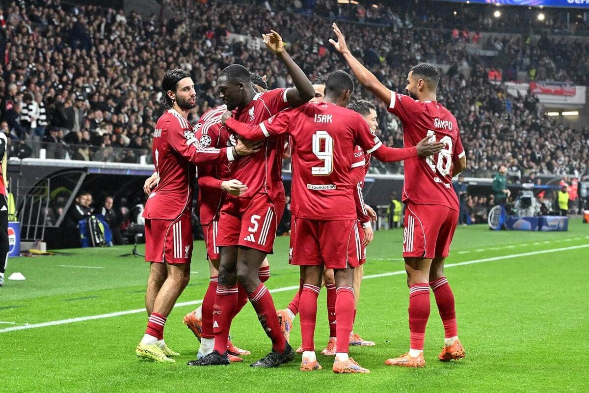 Eintracht Frankfurt 1-5 Liverpool: Reds back to winning ways with five-star showing in Germany