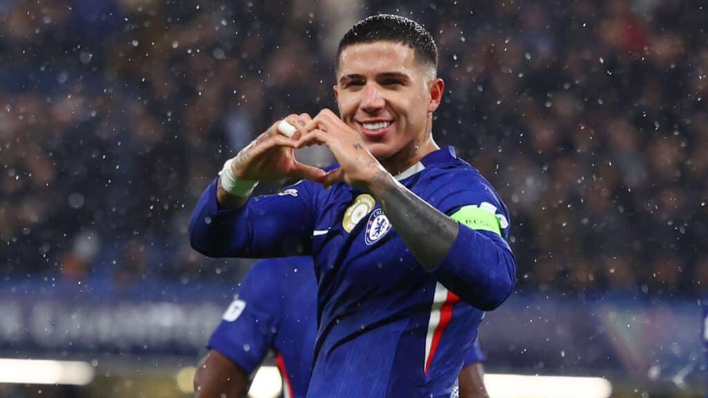 Chelsea midfielder Enzo Fernandez