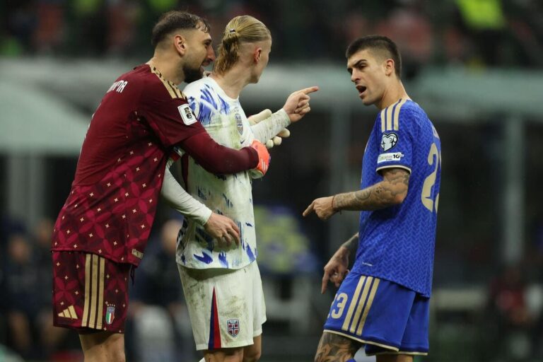 He was touching my bottom so I thought ‘let’s f****** have it’ – Erling Haaland explains reason for spat with Italy defender Gianluca Mancini
