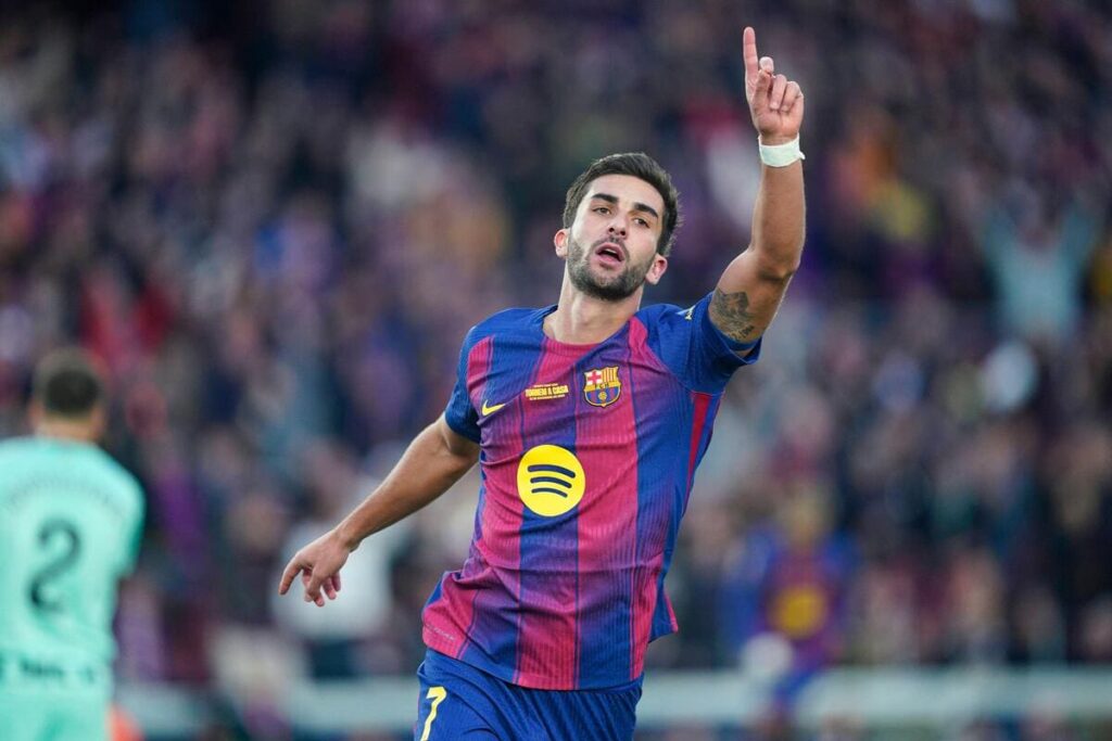 Barcelona striker Ferran Torres