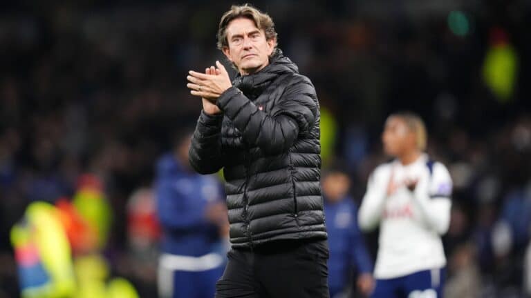 Frank clarifies ‘true Spurs fan’ comments after Vicario booed in Fulham loss