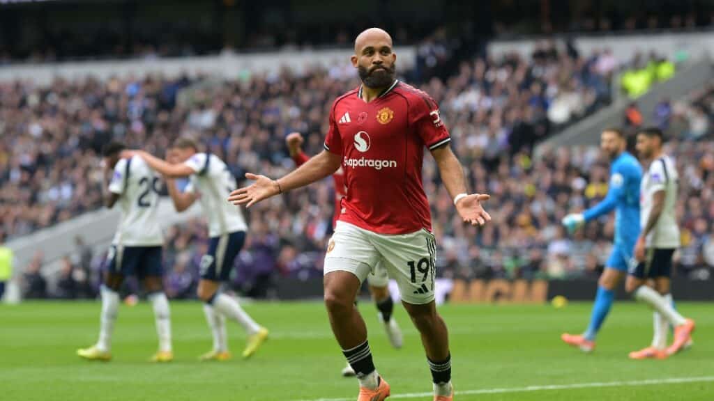 Manchester United forward Bryan Mbeumo
