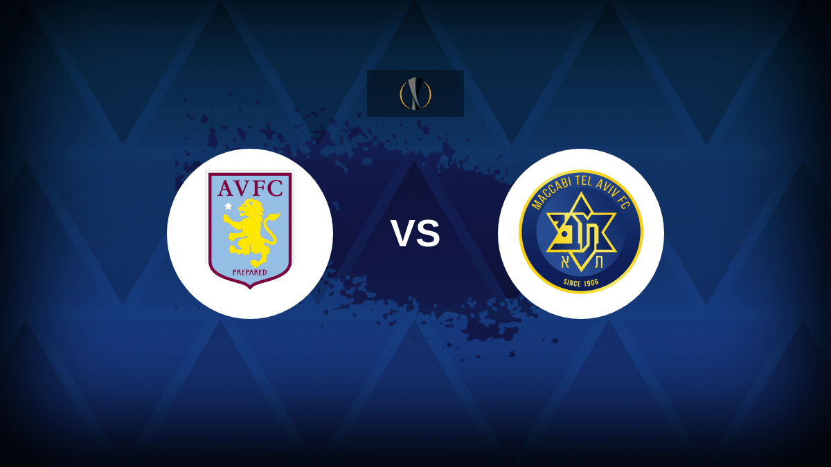 Aston Villa v Maccabi Tel Aviv: Line-ups, stats and preview